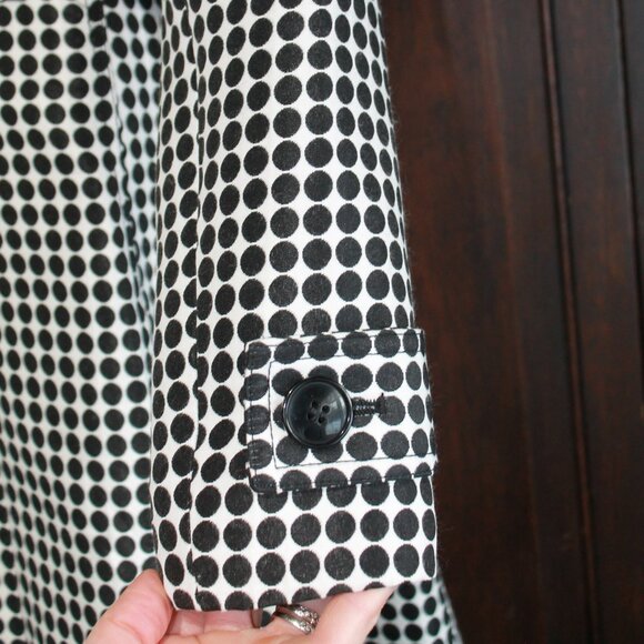 Black and white belted jacket - Picture 4 of 4